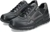 A pair of black Mephisto men's sneakers shown from a diagonal angle against a white background. Produktbild-Vorschau