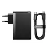 Baseus GaN5 Pro Universale Nero AC Ricarica rapida per Anteprima dell’immagine prodotto 4