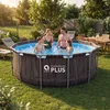 Piscina in acciaio Super Black Wood AVENLI 366 x 100 cm Anteprima dell’immagine prodotto 9