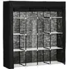 Stoffschrank 165x170x45 cm mit Kleiderstange Faltschrank Produktbild-Vorschau 7