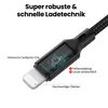 USB-A auf iPhone Nylon Kabel Typ A Ladekabel für iPhone - Produktbild-Vorschau 3