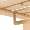 vidaXL Vešiak na kabáty 110x38x170 cm borovicový masív Náhľad obrázku produktu 4