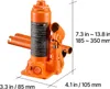 SucceBuy hydraulický zvedák na láhve s nosností 4 t, rozsah Náhled obrázku produktu 8