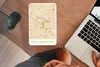 MuchoWow® Mauspad Mousepad Wolfenbüttel - Karte - Stadtplan Produktbild-Vorschau 3