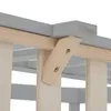 Merax domček posteľ 90x200cm s ochranou proti vypadnutiu a Náhľad obrázku produktu 8