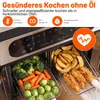 23L Heißluftfritteuse XXL, Mini Backofen 1/2-Zone Garen, Produktbild-Vorschau 10