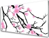 Acrylglasbilder 100x50 Wandbild Druck Zweige Blumen Kunst Produktbild-Vorschau 1