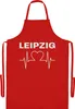 multifanshop Grillschürze - Leipzig - Herzschlag, rot, Produktbild-Vorschau 1