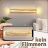 Applique murale LED ZMH pour intérieur, bois, 80 cm, lampe Voir les images du produit 2