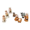 GOLDBACH Mini Krippenfiguren-Set 8-teilig, Heilige Familie Produktbild-Vorschau 1
