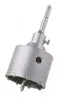 A close-up studio shot of a hole saw drill bit. Produktbild-Vorschau