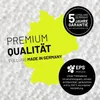 Marketing image with text and graphics highlighting product features and origin. Náhled obrázku produktu