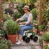 COSTWAY Siège à roulettes, pivotant à 360°, réglable en Voir les images du produit 2