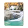 MuchoWow® Mauspad Mousepad Wald - Wasserfall - Herbst 30x40 Produktbild-Vorschau 1