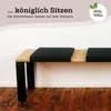 Polštářek, sedák, 1 páska, hloubka uchycení 35 cm, měkce Náhled obrázku produktu 5