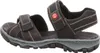 Rieker Damen Echtleder Sandalette schwarz, Damen:38 EU Produktbild-Vorschau 46