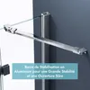 doporro Cabine de Douche en Angle Transparent 90x80x190cm Voir les images du produit 3