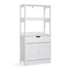 Mondeer Armoire haute de salle de bain avec tiroir 60 x 30 Voir les images du produit 1