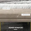 HOMCOM Sitzbank, Polsterbank mit Stauraum, Samtoptik, Produktbild-Vorschau 4