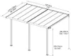 Palram - Aluminiowa osłona tarasowa Canopia Sierra White Podgląd zdjęcia produktu 8