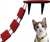 Katzenbrücke, 120x25 cm, 5 Wege und 2 Plattformen, rot, Produktbild-Vorschau 4