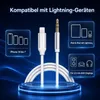 Lightning auf 3,5 mm Klinkenkabel 1m – AUX Audiokabel für Produktbild-Vorschau 3