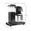 MOCCAMASTER Filterkaffeemaschine KBG Select Black 1,25l Produktbild-Vorschau 7
