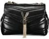 Elegante Schwarze Umhängetasche mit Kette für Damen - Produktbild-Vorschau 1
