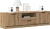 vidaXL TV-Schrank Artisan-Eiche 140 x 35 x 40 cm Produktbild-Vorschau 3