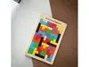 Tetris Puzzle Drevené bloky Montessori 3D puzzle hra Náhľad obrázku produktu 3