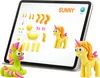 Hey Clay Regenbogeneinhörner, Plastikmasse + Zubehör, Produktbild-Vorschau 4