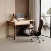 Industrieller Loft-Schreibtisch mit Schublade und 2 Ablagen Produktbild-Vorschau 2