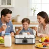 Yogurtiera con 8 vasetti, yogurtiera digitale in acciaio Anteprima dell’immagine prodotto 7