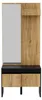 STILVORA Komoda s botníkem, 60x38x145 cm, se zrcadlem a Náhled obrázku produktu 9