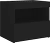 Comodino con luci LED nero 50x40x45 cm Anteprima dell’immagine prodotto 5