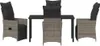"2026 Promotion" Garten Essgruppe mit Kissen - 5 pcs - Grau Produktbild-Vorschau 6