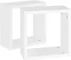 vidaXL Würfelregale 2 Stk. Weiß 30x15x30 cm Produktbild-Vorschau 4
