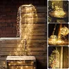 A collage of images showcasing string lights in various decorative settings. Produktbild-Vorschau
