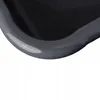 A close-up view of the rounded edge of a dark gray plastic bowl. Anteprima dell’immagine prodotto