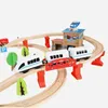 Holzeisenbahn Eisenbahn Kinder Zug Spielzeug 89 Teile mit Produktbild-Vorschau 13