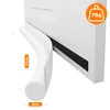 Türdichtung 90cm Weiß, Zugluftstopper mit Klettverschluss, Produktbild-Vorschau 2