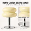 Glas Tischlampe im Retro-Design – LED Nachttischlampe Produktbild-Vorschau 2