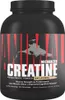 A black plastic container of creatine powder with red and white labeling. Produktbild-Vorschau