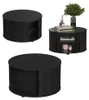 Salontafel Vicco Selva Zwart 80 x 80 cm met schuifdeur, Productafbeelding-voorbeeld 5