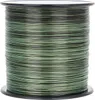 A spool of fishing line with a camouflage pattern of green and black. Anteprima dell’immagine prodotto