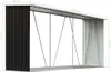 vidaXL Schowek na drewno opałowe Stal ocynkowana 330x84x152 Podgląd zdjęcia produktu 12