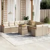 The Living Store 11-tlg. Garten-Sofagarnitur mit Kissen Produktbild-Vorschau 2