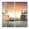 DEQORI Glasbild Echtglas 4x50x50 cm 'Grand Place am Morgen' Produktbild-Vorschau 2