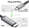 deleyCON 0,5m USB-C auf HDMI Kabel Kurz 4K UHD 60Hz Produktbild-Vorschau 2