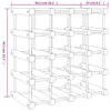 vidaXL Stojan na víno na 20 lahví 46,5x23x46,5 cm z Náhled obrázku produktu 7